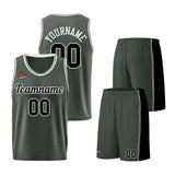 Custom Dark Gray-Black Basketball Jersey for Men Women Adult Youth Stitched Name Number Logo