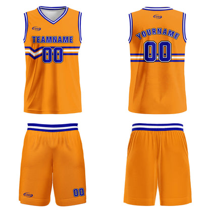 Custom Orange Purple White Basketball Jersey Uniform Suit Printed Your Logo Name Number