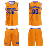 Custom Orange Purple White Basketball Jersey Uniform Suit Printed Your Logo Name Number