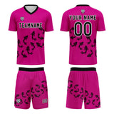 Custom Rose Purple Soccer Uniform Jersey Kids Adults Personalized Set Jersey Shirt