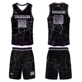 Custom Gray Violet Basketball Jersey Uniform Suit Printed Your Logo Name Number