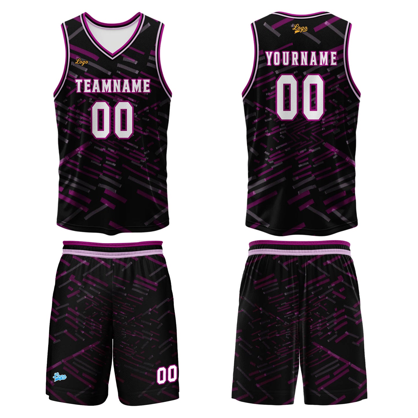 Custom Black Rose Red Basketball Jersey Uniform Suit Printed Your Logo Name Number