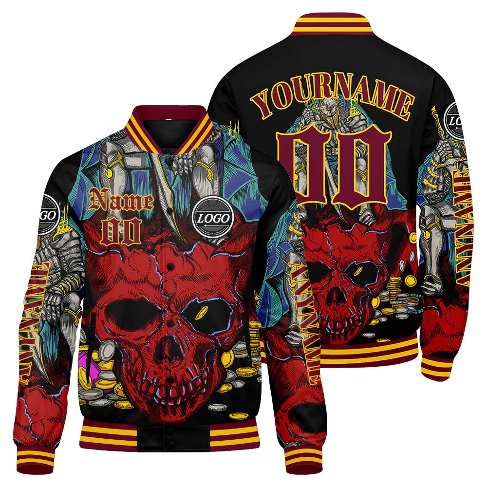 Custom Red Varsity Jackets for Men Women Youth Personalized Letterman Jackets