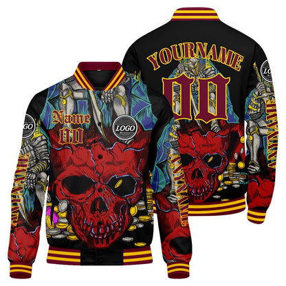 Custom Red Varsity Jackets for Men Women Youth Personalized Letterman Jackets