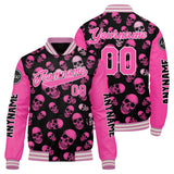 Custom Pink Varsity Jackets for Men Women Youth Personalized Letterman Jackets