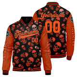 Custom Orange Varsity Jackets for Men Women Youth Personalized Letterman Jackets