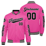 Custom Pink Varsity Jackets for Men Women Youth Personalized Letterman Jackets