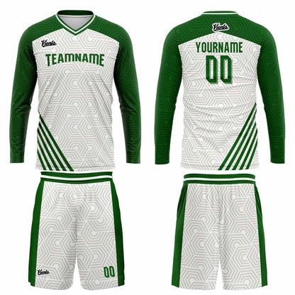 Custom Green Basketball Soccer Football Shooting Long T-Shirt for Adults and Kids