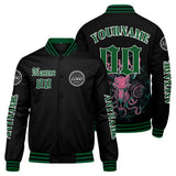 Custom Green Varsity Jackets for Men Women Youth Personalized Letterman Jackets