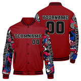 Custom Red Varsity Jackets for Men Women Youth Personalized Letterman Jackets