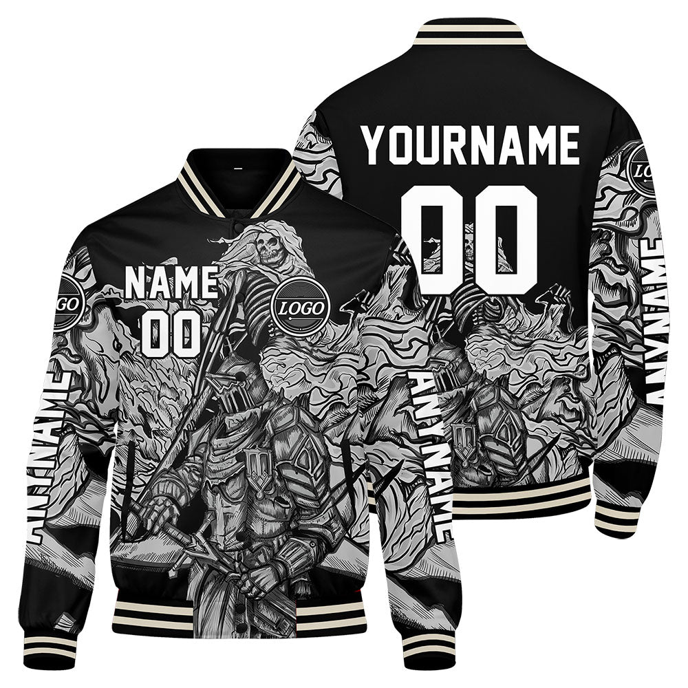 Custom Grey Varsity Jackets for Men Women Youth Personalized Letterman Jackets