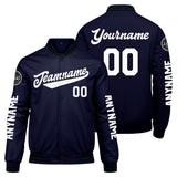 Custom Navy Varsity Jackets for Men Women Youth Personalized Letterman Jackets