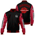 Custom Black Red Varsity Jackets for Men Women Youth Personalized Letterman Jackets