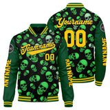 Custom Green Varsity Jackets for Men Women Youth Personalized Letterman Jackets