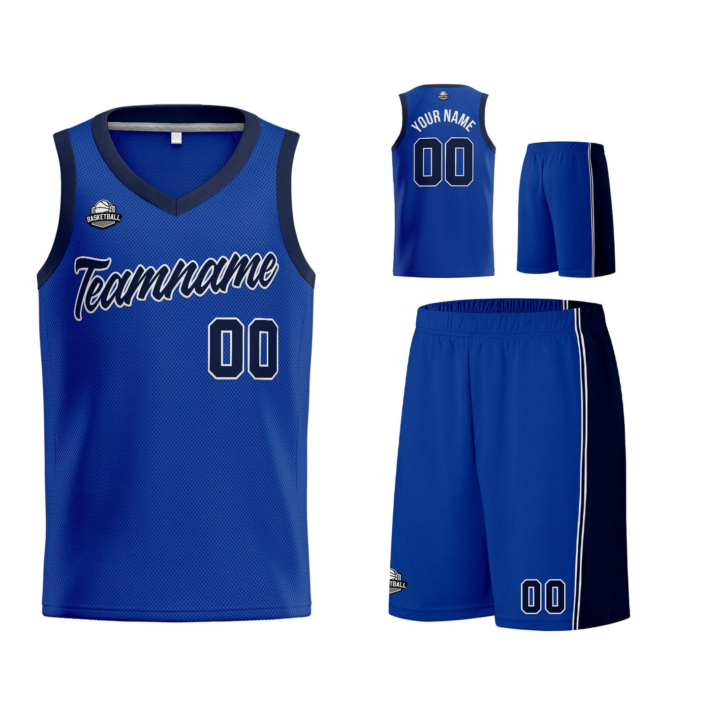 Custom Royal Navy Basketball Jersey for Men Women Adult Youth Stitched Name Number Logo