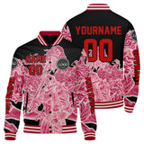 Custom Pink Varsity Jackets for Men Women Youth Personalized Letterman Jackets