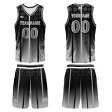 Custom Black Basketball Jersey Uniform Suit Printed Your Logo Name Number