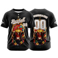 Custom Black Button Down Baseball Jersey for Men Women Adult Youth Print Name Number Logo
