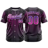 Custom Black Button Down Baseball Jersey for Men Women Adult Youth Print Name Number Logo