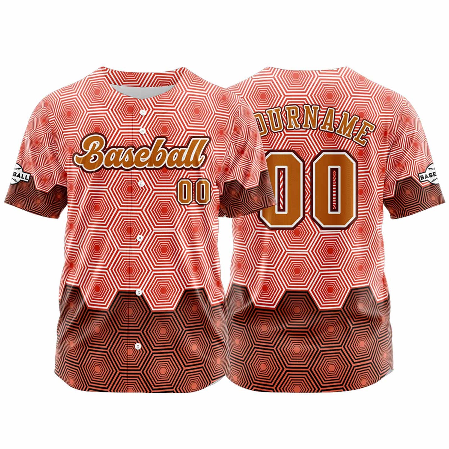 Custom Pink Button Down Baseball Jersey for Men Women Adult Youth Print Name Number Logo