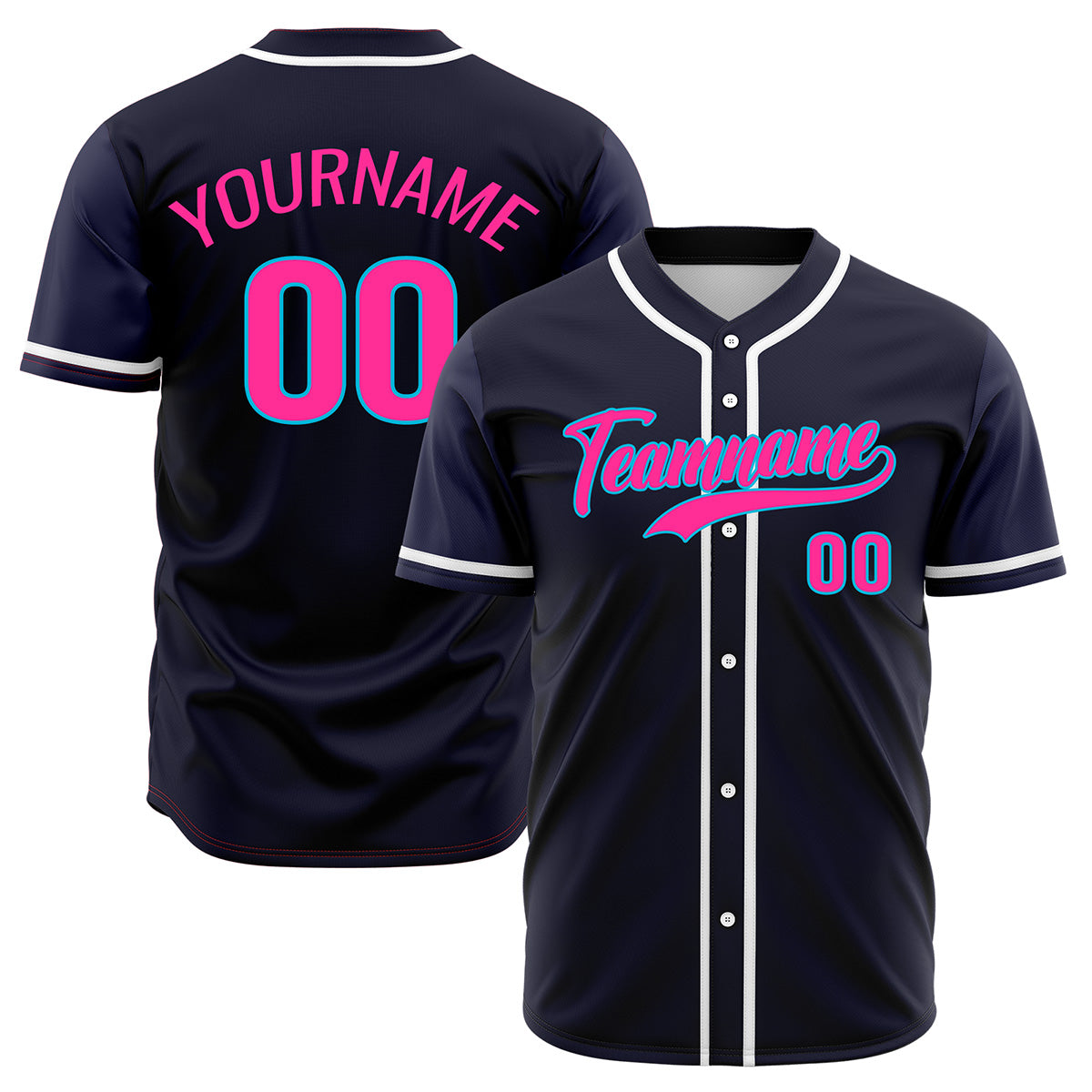Custom Black Hip Hop Baseball Jersey Stitched Printed - Personalized Name Number Shirts #BB-0919-0041