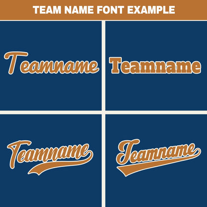 Custom Navy Blue Yellow Hip Hop Baseball Jersey Stitched Printed - Personalized Name Number Shirts #BB-0919-0066