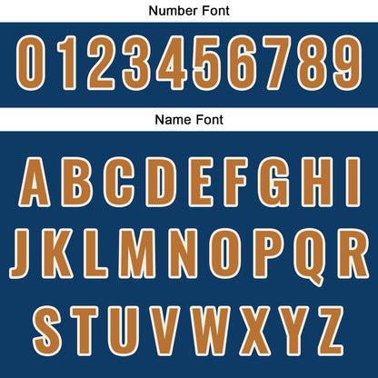 Custom Navy Blue Yellow Hip Hop Baseball Jersey Stitched Printed - Personalized Name Number Shirts #BB-0919-0066