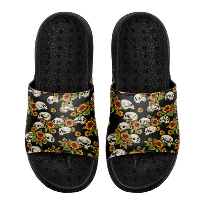 Customized Basketball Slippers With Added Patterns, Name Number Logo