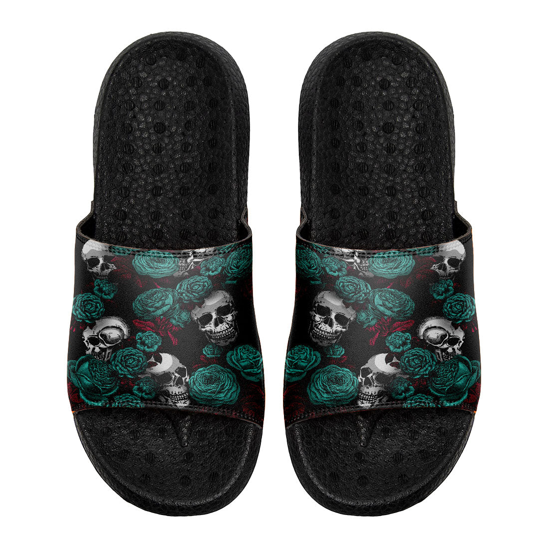 Customized Basketball Slippers With Added Patterns, Name Number Logo