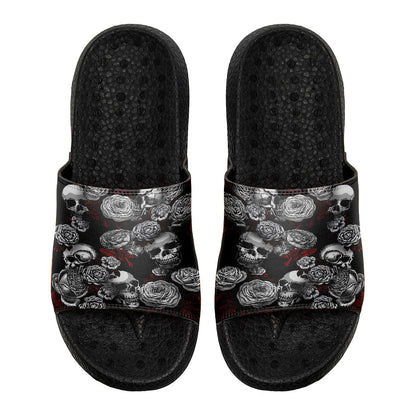Customized Basketball Slippers With Added Patterns, Name Number Logo