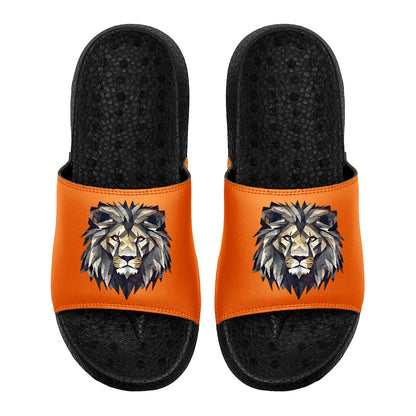 Customized Basketball Slippers With Added Patterns, Name Number Logo