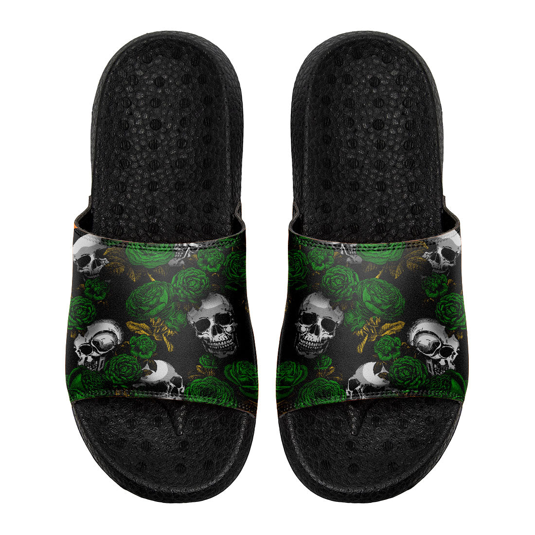 Customized Basketball Slippers With Added Patterns, Name Number Logo