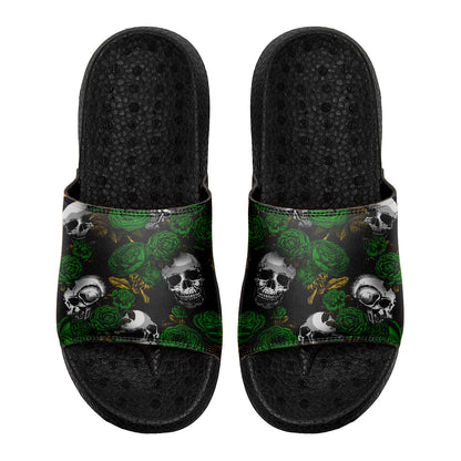 Customized Basketball Slippers With Added Patterns, Name Number Logo