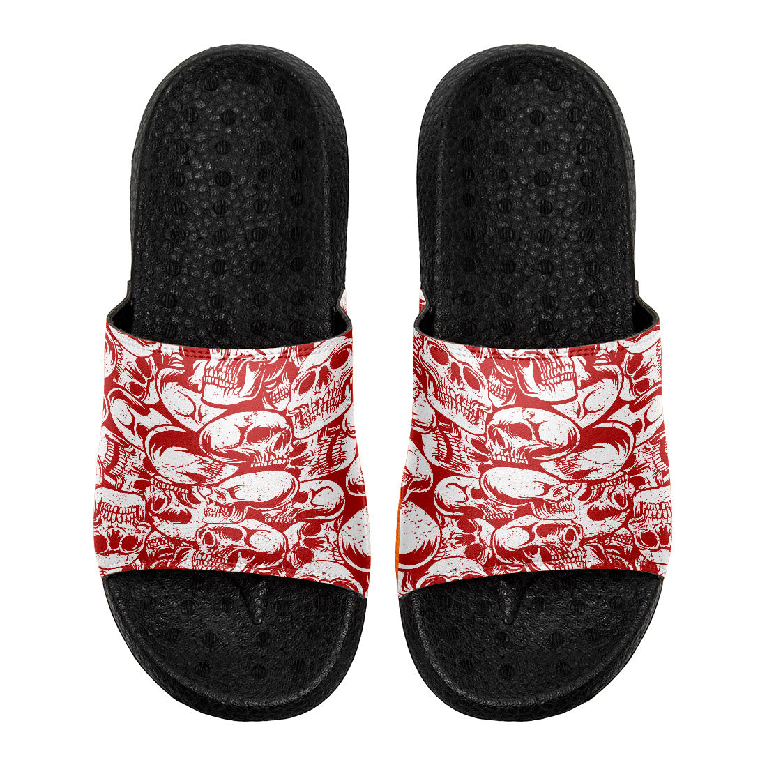 Customized Basketball Slippers With Added Patterns, Name Number Logo