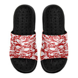 Customized Basketball Slippers With Added Patterns, Name Number Logo