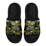 Customized Basketball Slippers With Added Patterns, Name Number Logo