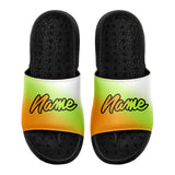 Customized Basketball Slippers With Added Patterns, Name Number Logo