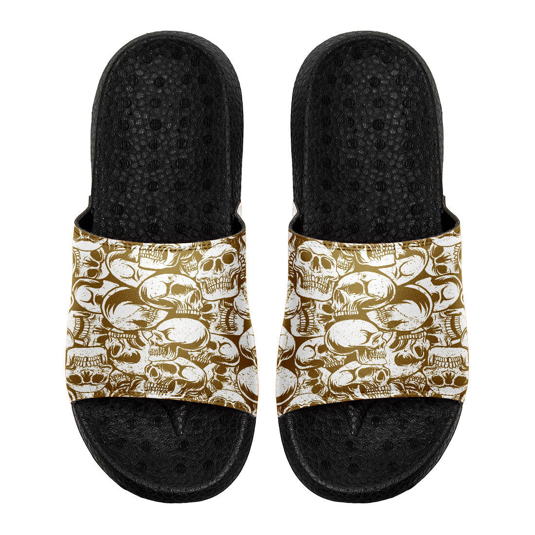 Customized Basketball Slippers With Added Patterns, Name Number Logo
