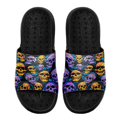 Customized Basketball Slippers With Added Patterns, Name Number Logo