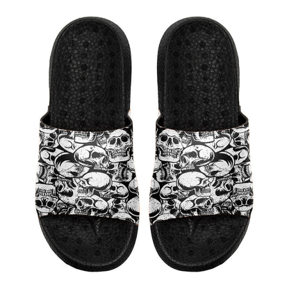 Customized Basketball Slippers With Added Patterns, Name Number Logo