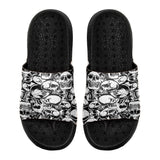 Customized Basketball Slippers With Added Patterns, Name Number Logo