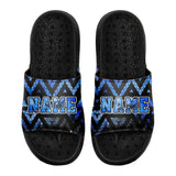 Customized Basketball Slippers With Added Patterns, Name Number Logo