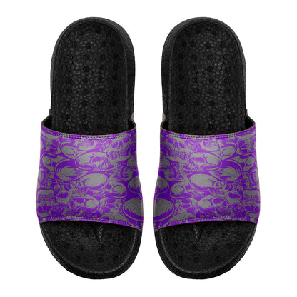Customized Basketball Slippers With Added Patterns, Name Number Logo