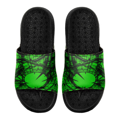 Customized Basketball Slippers With Added Patterns, Name Number Logo