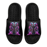 Customized Basketball Slippers With Added Patterns, Name Number Logo