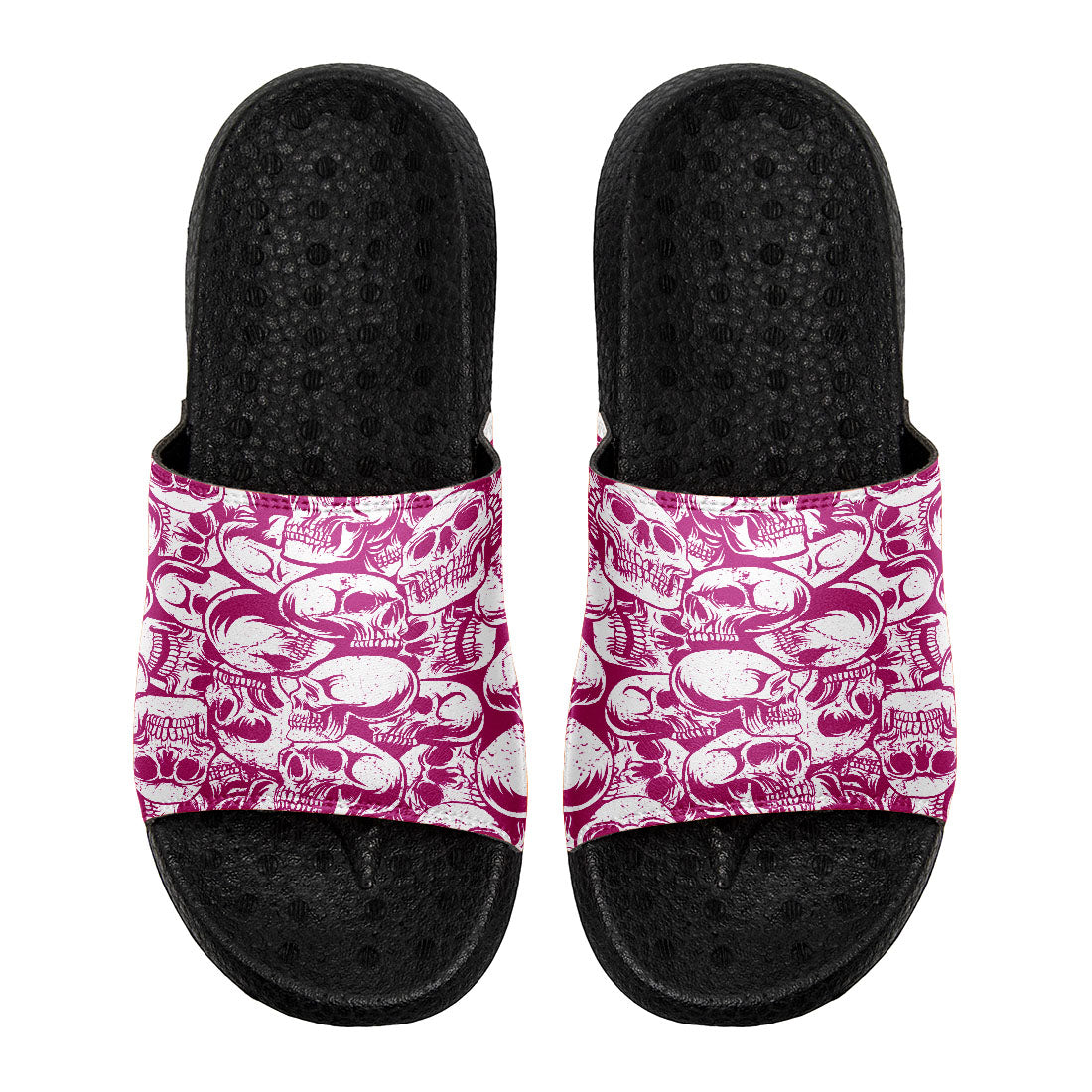 Customized Basketball Slippers With Added Patterns, Name Number Logo