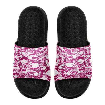 Customized Basketball Slippers With Added Patterns, Name Number Logo
