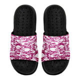 Customized Basketball Slippers With Added Patterns, Name Number Logo