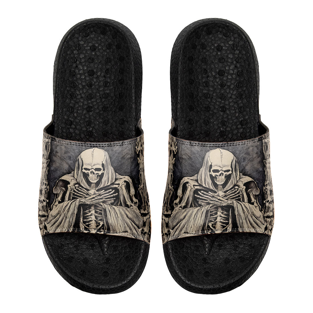 Customized Basketball Slippers With Added Patterns, Name Number Logo