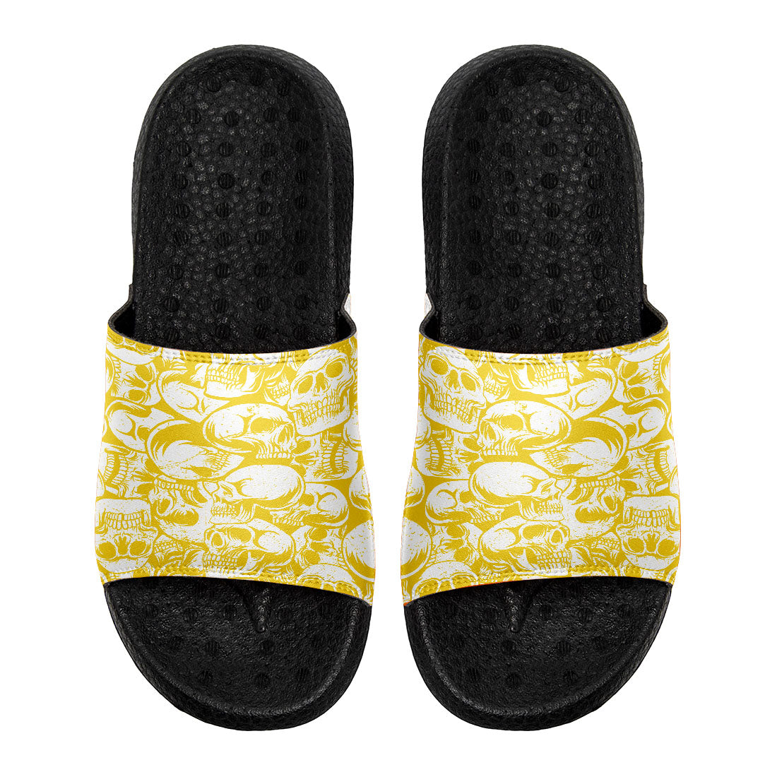 Customized Basketball Slippers With Added Patterns, Name Number Logo